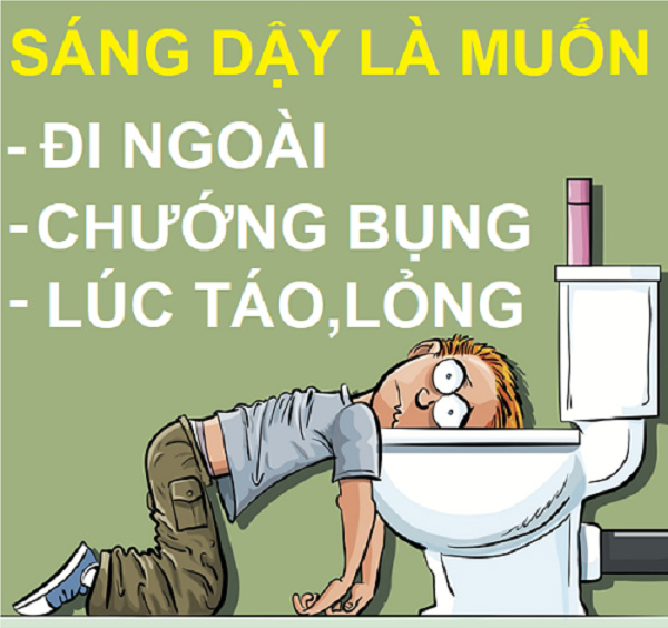 đau bụng đi ngoài sau ăn sáng